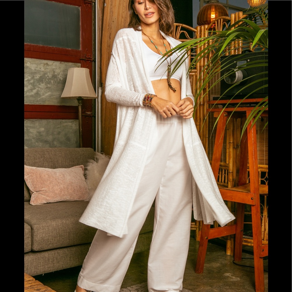 NWT Solid Long Cardigan MADE IN USA